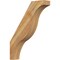 Ekena Millwork 6"W x 28"D x 36"H Funston Rough Sawn Knee Brace, Western Red Cedar BRC06X28X36FST00RWR - alternate 1